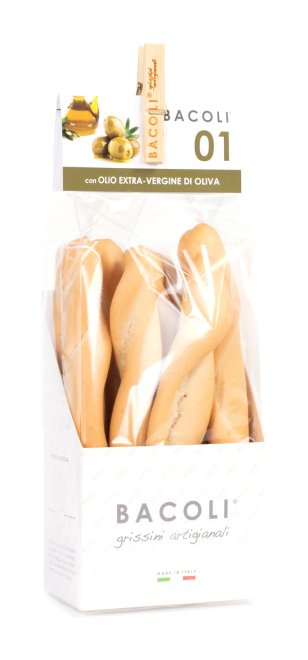 "BACOLI" Artisan Breadsticks with Extra Virgin Olive Oil 