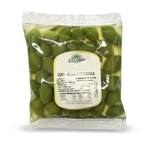 OLIVA GIGANTE "BELLA DI CERIGNOLA" IN SALAMOIA - BUSTA-