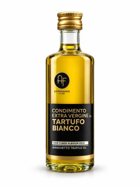 CONDIMENTO A BASE DI OLIO EXTRAVERGINE DI OLIVA E TARTUFO BIANCO "Appennino Food Group"