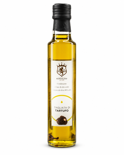 CONDIMENTO A BASE OLIO EXTRA VERGINE DI OLIVA ALLA TAGLIATA DI TARTUFO "MARASCA" - Formato lt. 0,25
