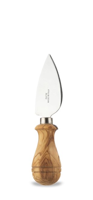 COLTELLO DA FORMAGGIO IN LEGNO DI OLIVO "Oleificio Soc. di Bardolino"