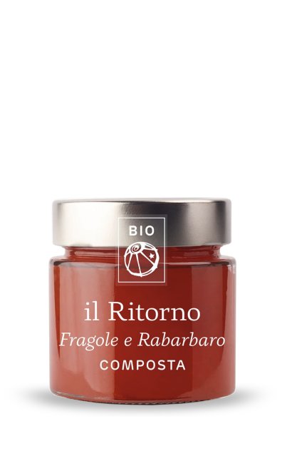 COMPOSTA BIO FRAGOLE E RABARBARO "Il Ritorno"