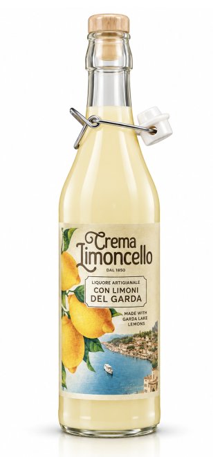 LIMONCELLO CREAM FROM LAKE GARDA LEMONS