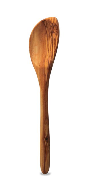 CUCCHIAIONE RISOTTO IN LEGNO DI OLIVO "Oleificio Soc. di Bardolino"