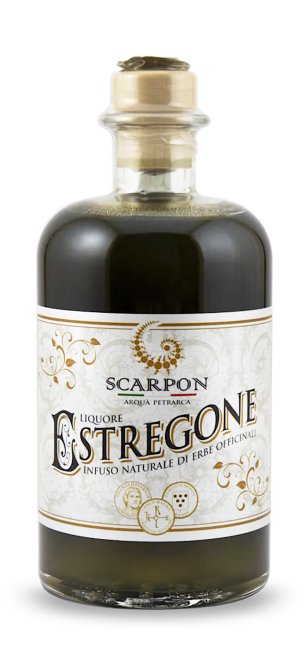 LIQUORE ESTREGONE -Infuso Naturale di erbe officinali-  "Scarpon" 