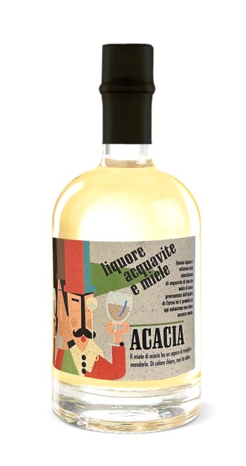 LIQUORE ACQUAVITE E MIELE DI ACACIA "Apicoltura dell'Orso"