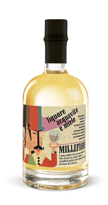 LIQUORE ACQUAVITE E MIELE DI MILLEFIORI "Apicoltura dell'Orso"