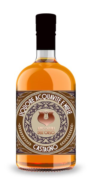 LIQUORE ACQUAVITE E MIELE DI CASTAGNO "Apicoltura dell'Orso"