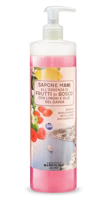 SAPONE MANI FRUTTI DI BOSCO CON LIMONI E OLIO DEL GARDA