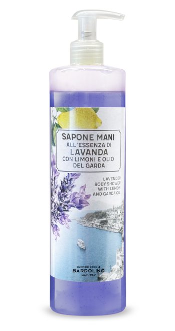 SAPONE MANI LAVANDA CON LIMONI E OLIO DEL GARDA