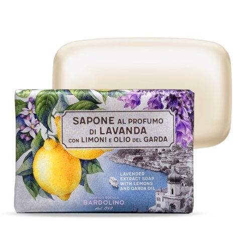 SAPONE LAVANDA CON LIMONI E OLIO DEL GARDA 