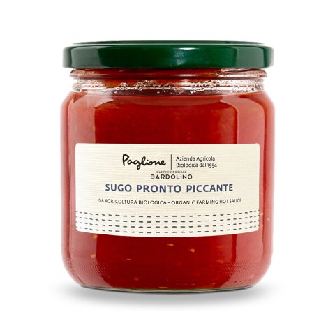 SUGO PRONTO PICCANTE -Agr. Biologica- "Paglione"