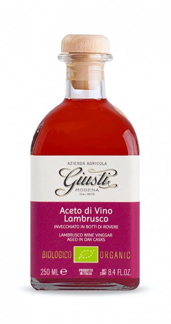 ACETO DI VINO MONOVITIGNO LAMBRUSCO BIO "Giuseppe Giusti"