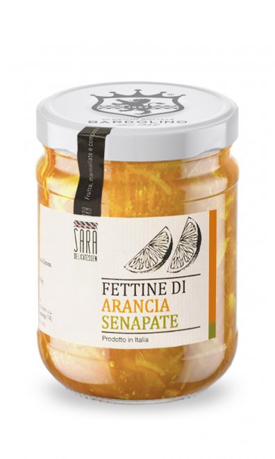 FETTINE DI ARANCIA SENAPATE "Sara Delicatessen"