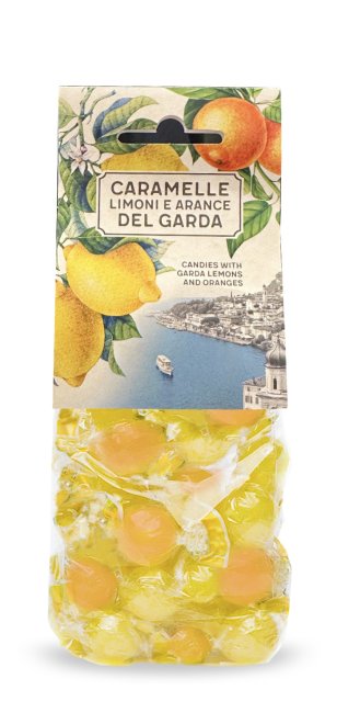 CARAMELLE CON LIMONI e ARANCE DEL LAGO DI GARDA