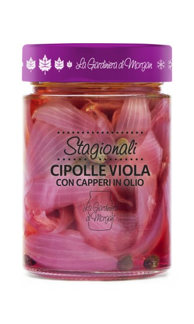 LE CIPOLLE VIOLA CON CAPPERI di MORGAN "Cinque Sensi"