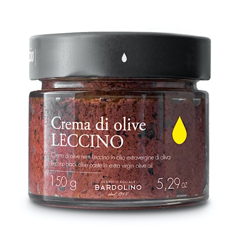 CREMA DI OLIVE "LECCINO" IN OLIO EXTRA VERGINE DI OLIVA