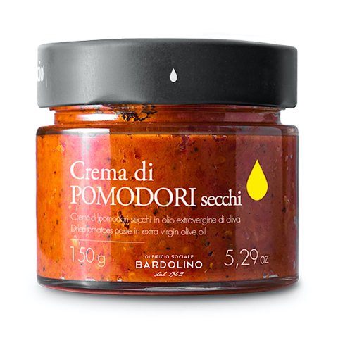 CREMA DI POMODORI SECCHI IN OLIO EXTRA VERGINE DI OLIVA