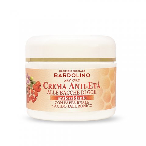 ANTI-AGING CREAM WITH GOJI BERRIES ROYAL JELLY AND HYALURONIC ACID