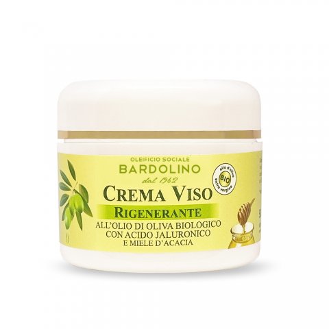 CREMA VISO RIGENERANTE DELL'OLIO DI OLIVA BIOLOGICO 