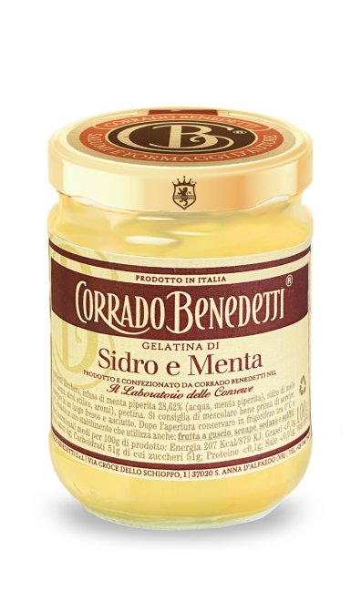 GELATINA DI SIDRO E MENTA "Corrado Benedetti"