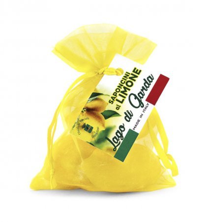SACCHETTO ORGANZA 3 SAPONCINI "LIMONCINI"