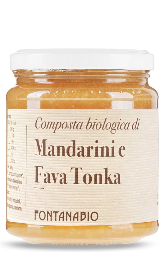 Composta bio Di Mandarini E Fava Tonka fontana Bio - Fontana Bio -  Oleificio Sociale di Bardolino