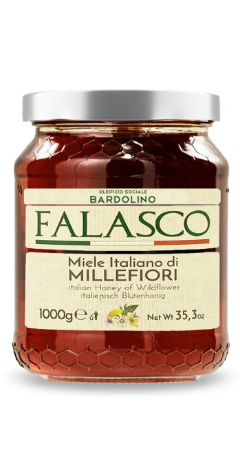 MIELE ITALIANO DI MILLEFIORI "Falasco" - Formato gr. 1000