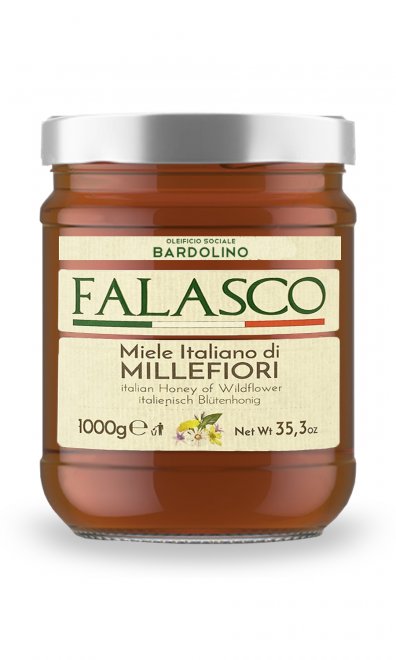 MIELE ITALIANO DI MILLEFIORI "Falasco" - Formato gr. 1000