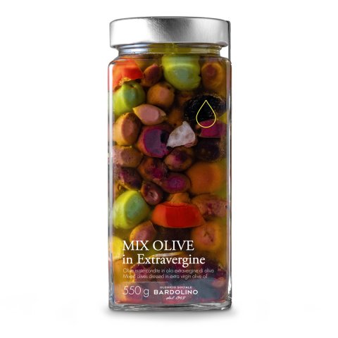 MIX OLIVES DRESSED IN EXTRA VIRGIN OLIVE OIL