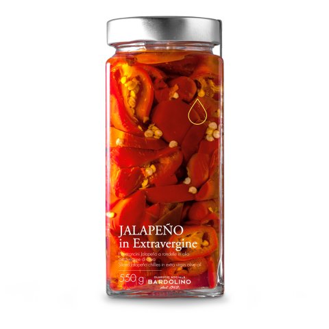 SPICY JAPALEÑO PEPPERS IN EXTRA VIRGIN OLIVE OIL