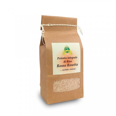 POLENTA INTEGRALE DI RISO ROSSO ROSETTA "Melotti"