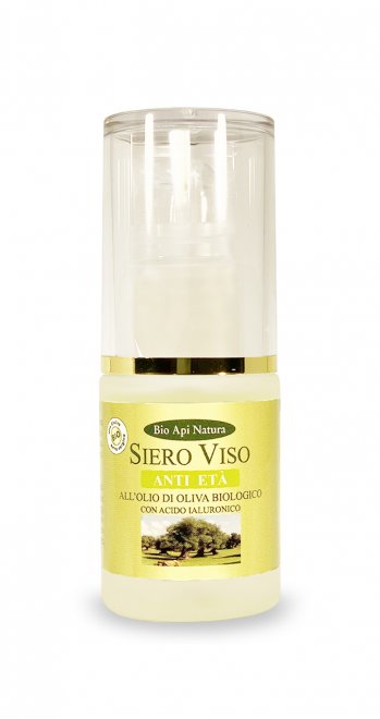 SIERO VISO ANTI-ETA' ALL'OLIO DI OLIVA E ACIDO JALURONICO