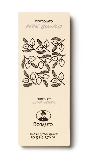 ANTICO CIOCCOLATO DI SICILIA AL PEPE BIANCO "Antica Dolceria Bonajuto"