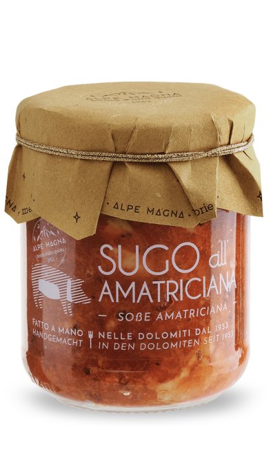 SUGO ALL'AMATRICIANA "Alpe Magna"